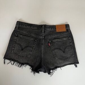 Levi’s 501 original high waist fit denim shorts